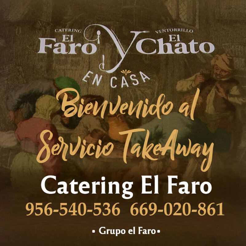 Catering el Faro en casa. Take away